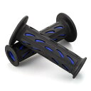 デイトナ(Daytona) PROGRIP(プログリップ) バイク用 グリップ ハンドル径φ22.2(原付)用 115mm 耐振ゲル エンド貫通 724Miniタイプ ブルー 98077(2)