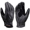 デイトナ(Daytona) バイク用 グローブ 春夏秋冬 本革(牛革) スマホ対応 カウレザー スタンダードグローブ HBG-109 ブラック Sサイズ 17739(2)