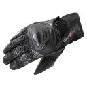 コミネ バイク用 グローブ チタニウムスポーツグローブ ブラック 3XL GK-236 12970 春夏秋向け 本革 カーボン ストレッチ素材 チタン