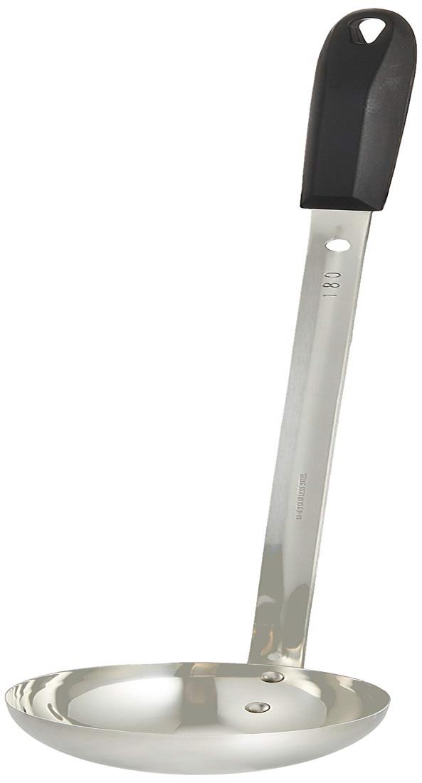 遠藤商事 業務用 ムラノ ナイロン長柄スープレードル180cc 18-8ステンレス、ガラス繊維入り66ナイロン ..