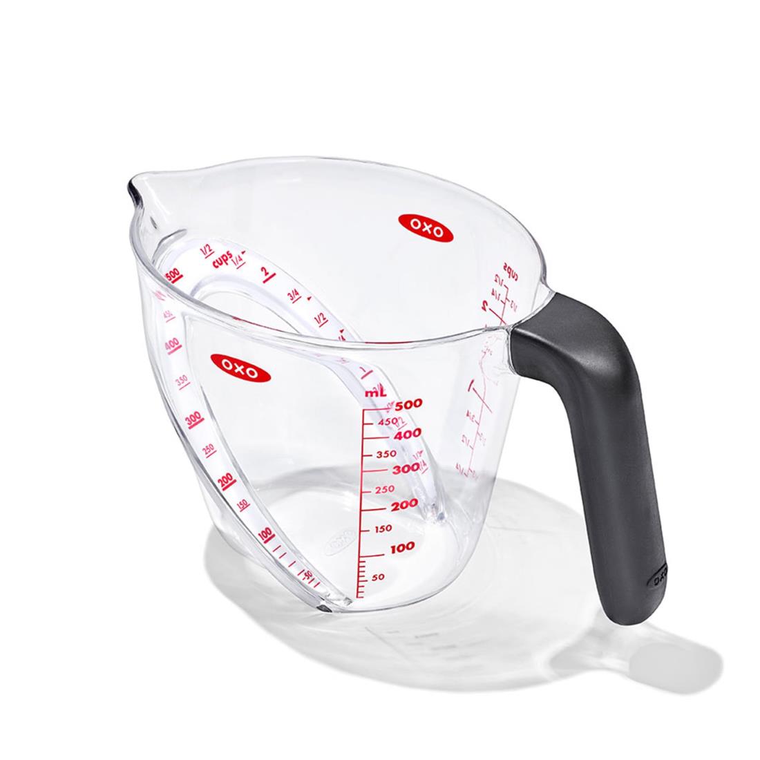 OXO(オクソー) 計量カップ 新タイプ アングルドメジャーカップ 中 500ml 電子レンジ 食洗機 対応 耐熱 トライタン製