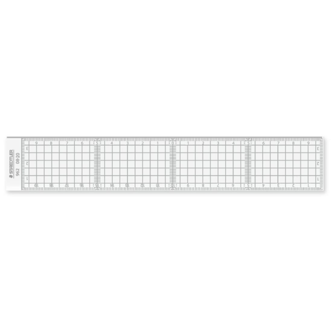 ステッドラー(STAEDTLER) 定規 方眼 カッティング 20cm 962 08-20
