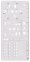 いろは出版 テンプレート SUNNY TEMPLATE 手帳用 定規 【LOG&LIST】LSZ-04