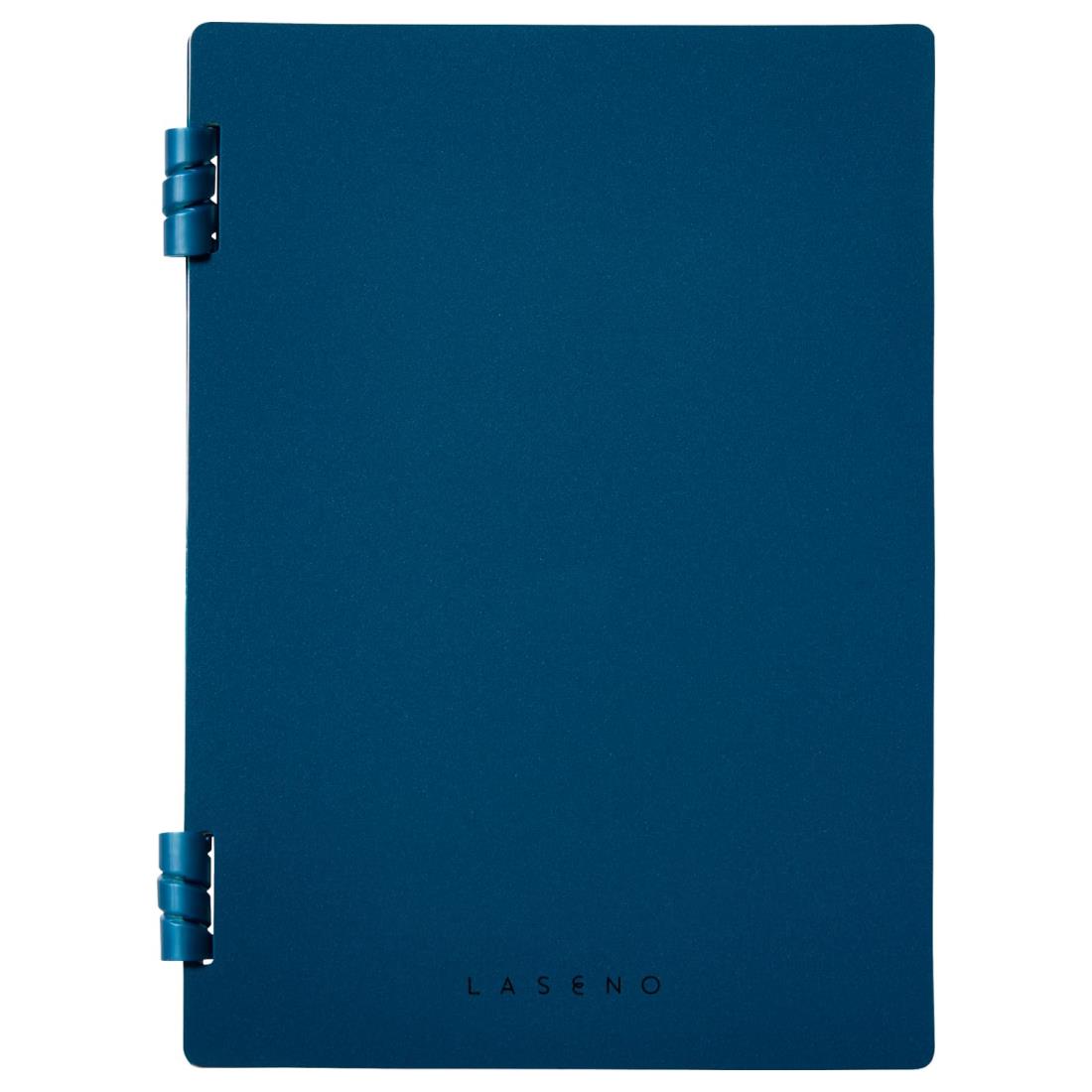 キングジム リングノート ラセーノ A5 やわらか らせんリング ネイビー 9064-NV