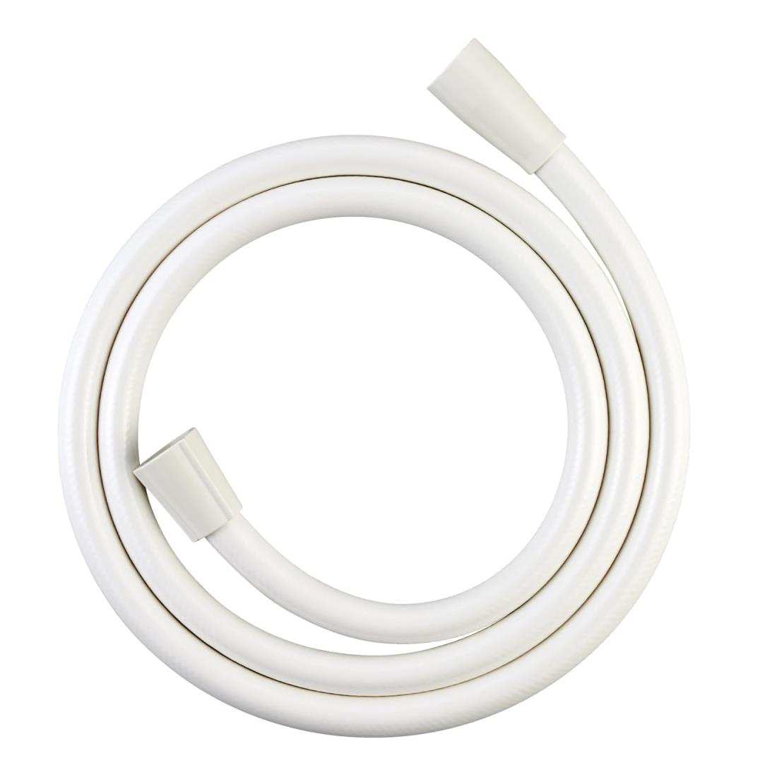 SANEI(サンエイ) シャワーホース マットホワイト ほとんどの対応 水栓側・シャワー側アダプター付 1.6m G1/2 PS30-871TXB-MW2日本製