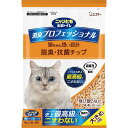 ニャンとも清潔トイレ 消臭力 監修 ニオイキャッチ成分配合 消臭プロフェッショナル 脱臭・抗菌チップ 猫砂 大きめの粒4.4L システムトイレ 猫用