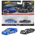 ホットウィール(Hot Wheels) プレミアム 2パック 日産 R390 GT1/ ’94 日産プリメーラ 乗り物おもちゃ ミニカー 3歳から ブルー/ブラ...