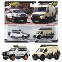 ホットウィール(Hot Wheels) プレミアム 2パック メルセデス・ベンツ スプリンター ツアラー / ’05 トヨタ ランドクルーザー プラド【 ミニカ...