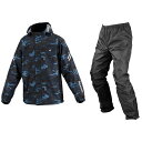 コミネ バイク用 レインウエア RK-5393 ブレスターレインウェア フィアート 03-5393 メンズ Blue Camo M