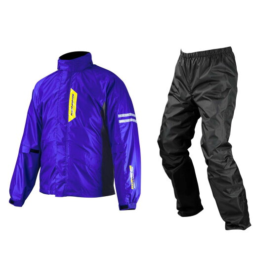 KOMINE バイク用レインウェア 03-539 メンズ Deep Blue 5XLB KOMINE バイク用レインウェア 03-539 メンズ Deep Blue 5XLB