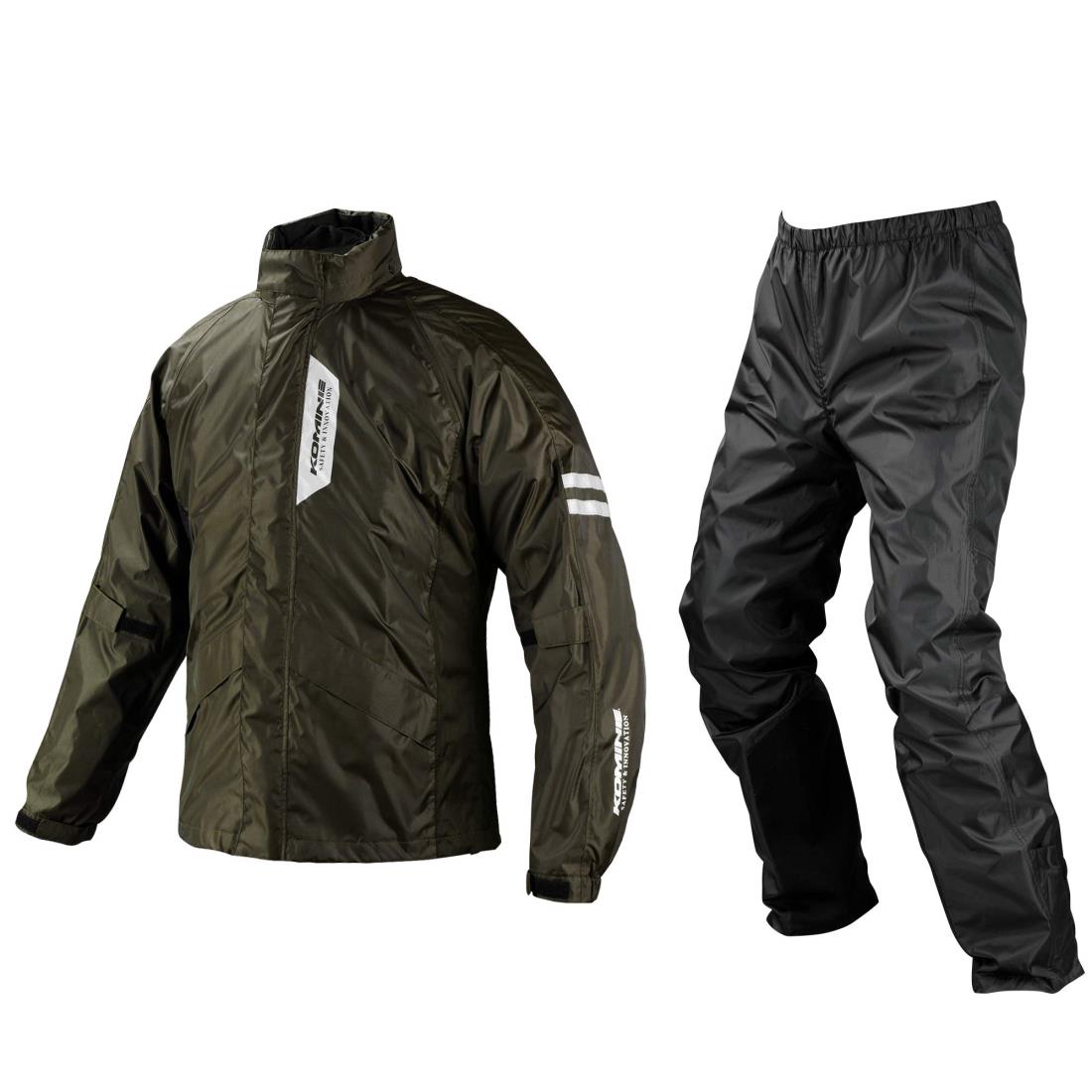KOMINE バイク用レインウェア 03-539 メンズ Olive L