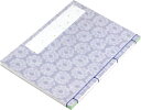 マルアイ 芳名帳 ゲ ストブック 藤壺芳名録 縦書き 7行252名分 紫 メ-75PU