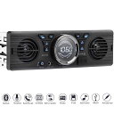 PolarLander Universal 1 Din 12Vインダッシュカーラジオオーディオプレーヤー内蔵2スピーカーステレオFMサポートUSB / TFカードポート付きBluetooth 【76-108MHz 日本国内FMラジオ対応】