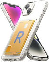 【Ringke】i Phone 14 ケース FUSION CARD TPU+PC 黄ばみにくい 耐黄変 落下防止 耐衝撃 米軍MIL規格取得 カード1枚収納 スマホケース スマホカバー アイフォン14 (ストラップホールあり) - Clear