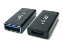 Access E Direct 2個入 USB-C メス to USB-A メス 変換アダプタ 10Gbps USB3.2 Gen2 変換コネクタ TypeC メス - Type-A メス + マイクロファイバークロス付き