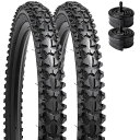 2本セット,16 2.125 タイヤ 60TPI 超耐久,自転車タイヤ 16x2.125 57-305 + 16x1.75/2.125 自転車チューブ 米式バルブ32mm,子供用自転車タイヤ 16x2.125,Y-1184