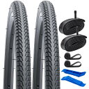 2本セット,24 1 3/8 タイヤ,24x1 3/8 37-540 自転車タイヤ + 24x1 3/8 チューブ 肉厚 米式バルブ32mm+リムテープ+タイヤレバ,Y-1000
