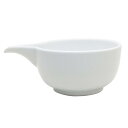 美濃焼 抹茶 茶器 片口鉢 約280ml 白釉 日本製 Y1026