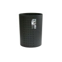 八幡化成 ダストボックス way-be Koiki modern(コイキ モダン) 丸型小 4.5L ブラック