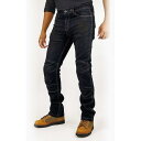 コミネ(KOMINE) バイク用 パンツ ジーンズ ディープインディゴ XL WJ-732R 春夏秋向け プロテクター CE規格レベル2 ストレッチ素材