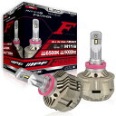 IPF ヘッドライト LED 車用 H11 5000lm 6500K ホワイト 12V 24V兼用 2本入 車検対応 ドライバーユニット一体型 冷却ファン内蔵 ノイズ対策済 ハイスペックモデル 【用品大賞受賞】 Fシリーズ F301HLB