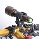 自転車、バイク用 LEDライト・クランプホルダー