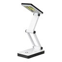 エルパ (ELPA) LEDコンパクトデスクライト 勉強机 LEDライト 約170g(乾電池除く) AS-LC01(W)