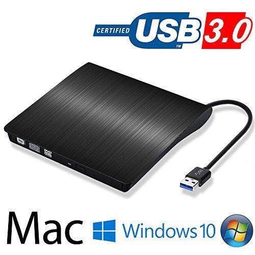 D V D ドライブ外付け USB 3.0 D V D プレイヤー ポータブルドライブ CD/D V D読取・書込 D V D±RW CD-RW USB3.0/2.0 Window/Mac OS両対応 高速 静音 超スリム