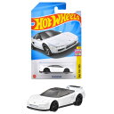 ホットウィール(Hot Wheels) ベーシックカー ’90 アキュラ NSX 乗り物おもちゃ ミニカー 3歳から ホワイト HXR29