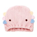りぶはあと ヘアキャップ アニマルきゅうそくタオル ウーパー (全長約22cm) 吸水速乾 やわらかい 17813-23
