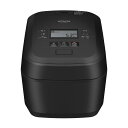日立 炊飯器 5.5合 圧力&スチームIH ふっくら御膳 RZ-V100HM K フロストブラック 日本製 大火力 沸騰鉄釜 蒸気カット