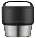 ピーコック魔法瓶工業(The-peacock) 【ハンドル付き・食洗器対応】 ピーコック 水筒 マグボトル 600ml 蓋付き ステンレスボトル 洗いやすい 保温保冷 ブラック AEF-60 B(3)