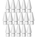 Apple Pencil交換用チップ 第1世代/第2世代チップ iPad Pencilペン先アクセサリー Apple Pen 1/2世代用 (16パック)