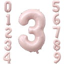 Odette 2024年の新スタイル 40インチ 誕生日 バルーン 数字 0~9 ナンバーバルーン パーティー 飾り アルミ 風船 数字バルーン バースデー 飾り付け かわいい プレゼント 披露宴 結婚 記念日 装飾 飾付 飾り付け (ライトピンク, 3)