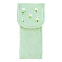 オカ(OKA) フルールブラン トイレットペーパーホルダーカバー グリーン (洗える 花柄 フェミニン)