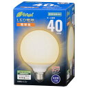 オーム電機 LED電球 ボール電球形 E26 40形 電球色 全方向 LDG4L-G AG24 06-4394 OHM