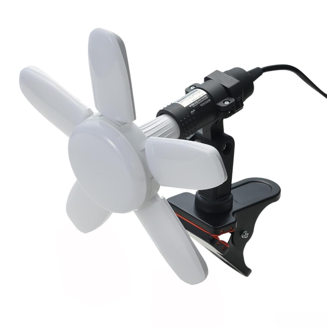 高儀(Takagi) EARTH MAN LED コンパクト クリップライト SAKUTO 45W CLT-45SLA マグネットなし サイド連結コンセント 屋内用【開閉で照射範囲が変わる】作業灯 投光器led 投光器 作業灯led led作業灯 led投光器 作業用ライト