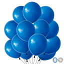 BTZO バルーン ゴム風船 飾り付け 50個入 12インチ 丸風船 ラテックスバルーン 飾り付け 誕生日 結婚式 店舗装飾 パーティー 運動会 文化祭 バルーンアート ブルー