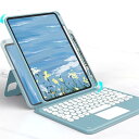 磁気吸着 iPad mini7 キーボードケース (A17 Pro、2024) iPad mini 第7/6世代 キーボード 縦置き タッチパッド搭載 丸型キー 背面カバー 取り外し可能 Apple Pencil収納 iPad Mini 7 分離式 マグネットケース (黒)