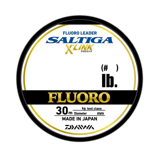 ソルティガ フロロリーダー クロスリンク 30m 12lb (#3) ナチュラル ソルティガ フロロリーダー クロスリンク 30m 12lb (#3) ナチュラル