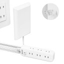 Mscienエムサイン コンセントカバー 赤ちゃん 電源タップ ベビーガード 延長コード 3m 雷ガード 9個口 コンセント タップ テーブルタップ 見せないコンセント 壁掛け 分岐 たこあしコンセント 子供 コンセントガード おしゃれ