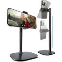 Cooper Cases ChatStand 高さ調整 スマホスタンド | 携帯スタンド 卓上 撮影 スマホ台 スマホ立て スマホ置き 伸縮 角度調整 iphoneスタンド スマートフォン (ブラック)