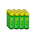 単3電池 充電式 充電池 単三 単3形 ニッケル水素電池 12本入 1.2V 600mAh 約1000回使用可能 リモコン ソーラーライト 600 ミリアンペア時