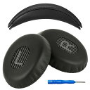 AHG Accessory Ho use Global 交換用 QC3 オンイヤーイヤーパッドとヘッドバンドパッドクッションキットBose QuietComfort 3 (QC3) / オンイヤーヘッドフォン(ブラック)対応 3DプリントHB | シームレスDIYフィット
