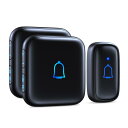 Otoori ワイヤレスチャイム 玄関チャイム IP66防水防塵 送信機電池式 受信機コンセント 115db大音量 300M無線範囲 配線工事不要 取付簡単 7...