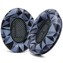 WC Wicked Cushions Bose QC35 & QC35ii (QuietComfort 35) ヘッドフォンなど用のアップグレードされた交換用イヤーパッド - より柔らかいレザー、贅沢なメモリーフォーム、追加の厚み、さらなる耐久性 |ジオグレー