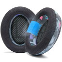 WC FreeZe QC35 - Bose QC35 & QC35ii (QuietComfort 35) ヘッドフォン用 冷却ジェルイヤーパッド, Wicked Cushions製 | スポーツ生地、冷却ジェル、極厚でより長時間涼しい | 90年代のブラック