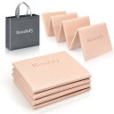 Rondofy ヨガマット 折りたたみ 6mm トレーニングマット 折り畳み 持ち運びに便利 エクササイズマット フィットネス ピラティス ヨガマット 人気 収納袋付き (ライトピンク)