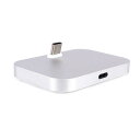 Yeebline Type C チャージャードック アルミ合金 USB Type-C充電器スタンド クレードル充電ステーション i Phone 15シリーズ、Nexus 6P/5X、OnePlus 3T/3/2、その他のUSB-Cデバイスに対応 (シルバーアルミニウム)