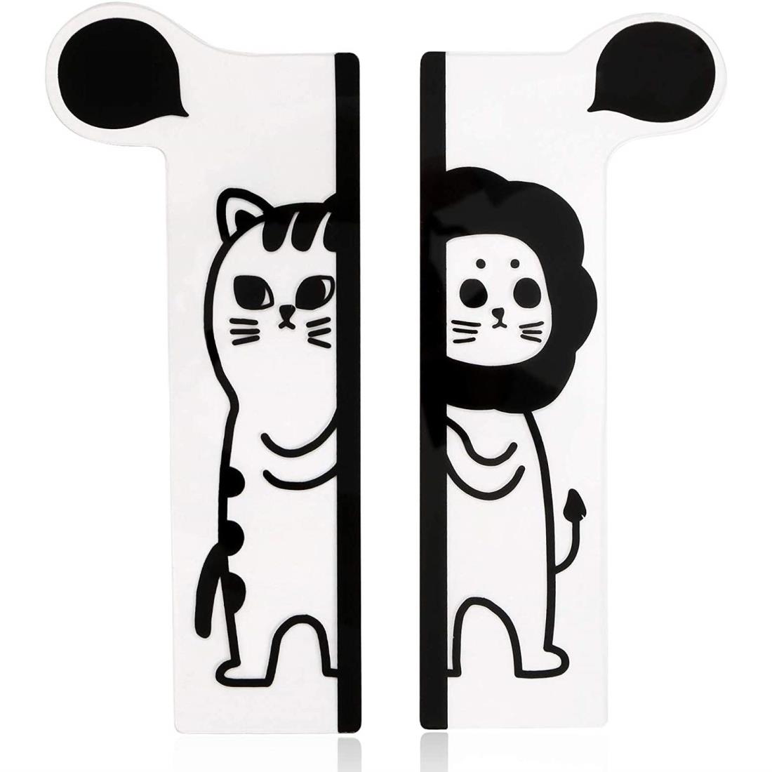 Bestmaple パソコンディスプレイ用 メッセージボード 2個 アクリル 透明ボード 携帯立てスタンド ルー..